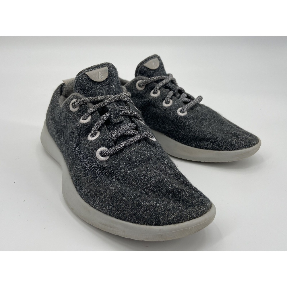 Allbirds Wool Runners WR Women's 9 Black Gray Wool Casual Shoes Running